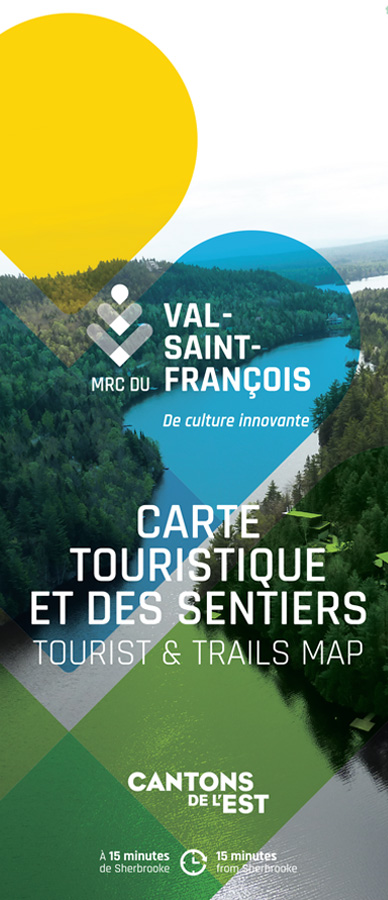 Carte des sentiers du Val St-François